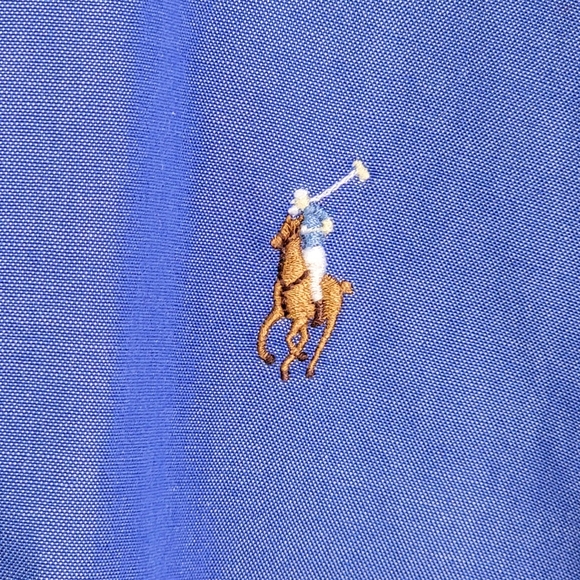 Ralph Lauren Yarmouth 100% Cotton Vintage 90's Y2K Dress Shirt Men's 16.5x36 - Picture 5 of 13